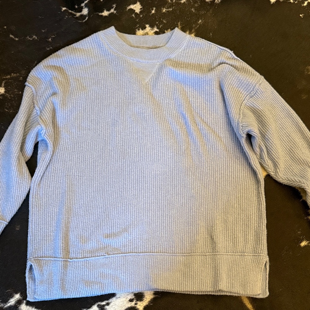 Aerie lounge sweater size small periwinkle